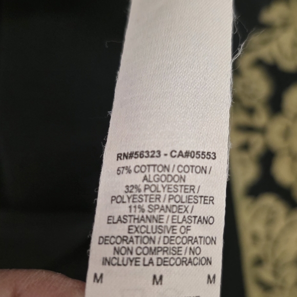 Nike Sportswear Just Do It Leggings Womens Medium Black Gold Floral Swoosh BV310 - Picture 8 of 11